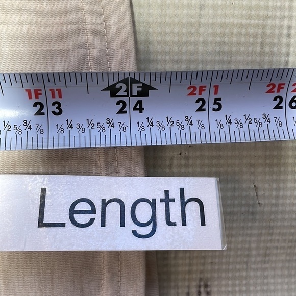 Sherpa Tank Top Beige Stripe Size Medium - Picture 8 of 11